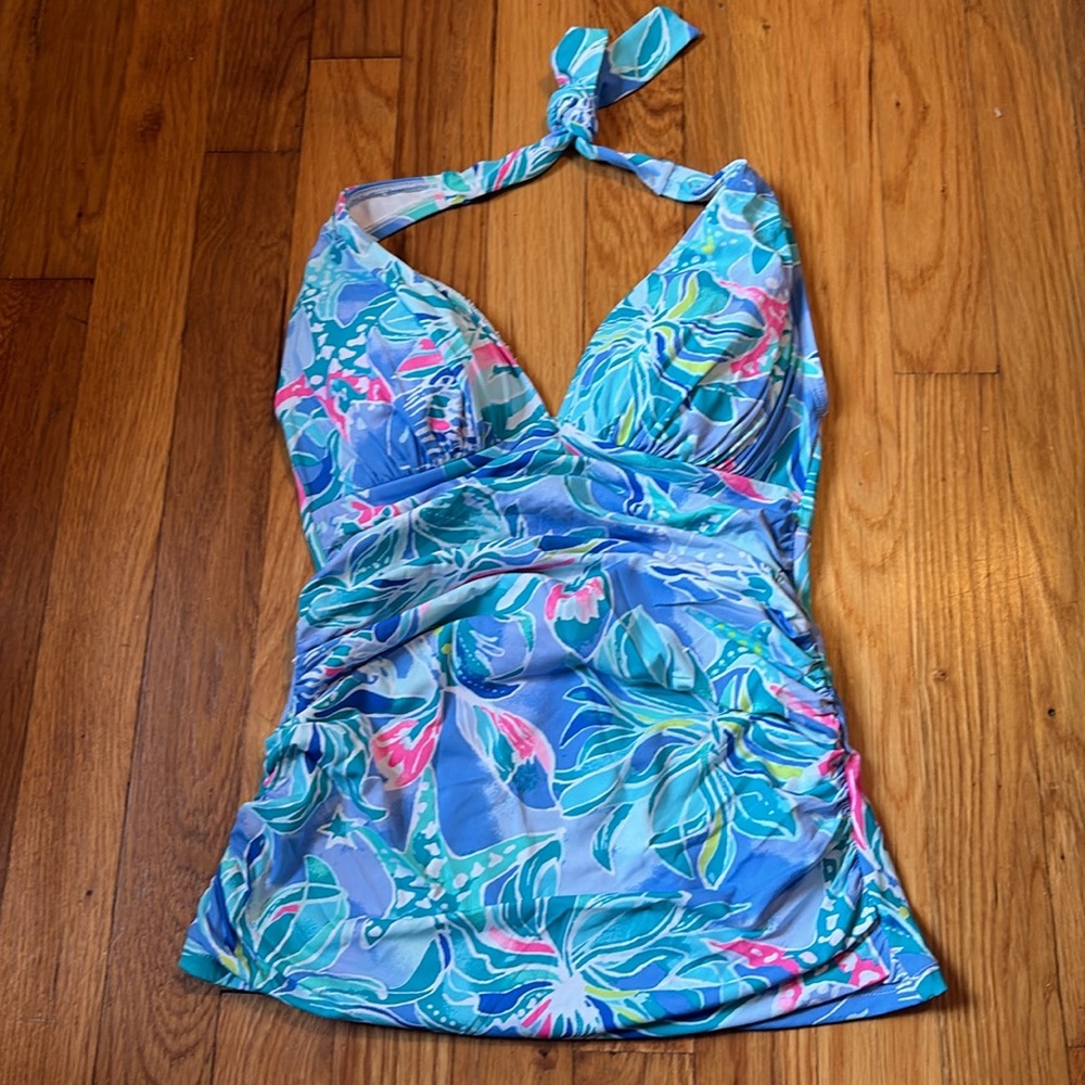 Lilly Pulitzer Bliss Halter Tankini Top - Picture 2 of 5